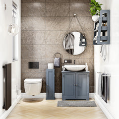 Toilet Roll Cupboard, Grey (FSC 100%)