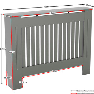 Chelsea Radiator Cover - Olive Grey, Medium