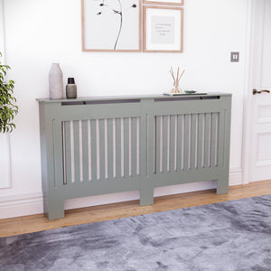 Chelsea Radiator Cover - Olive Grey, Large