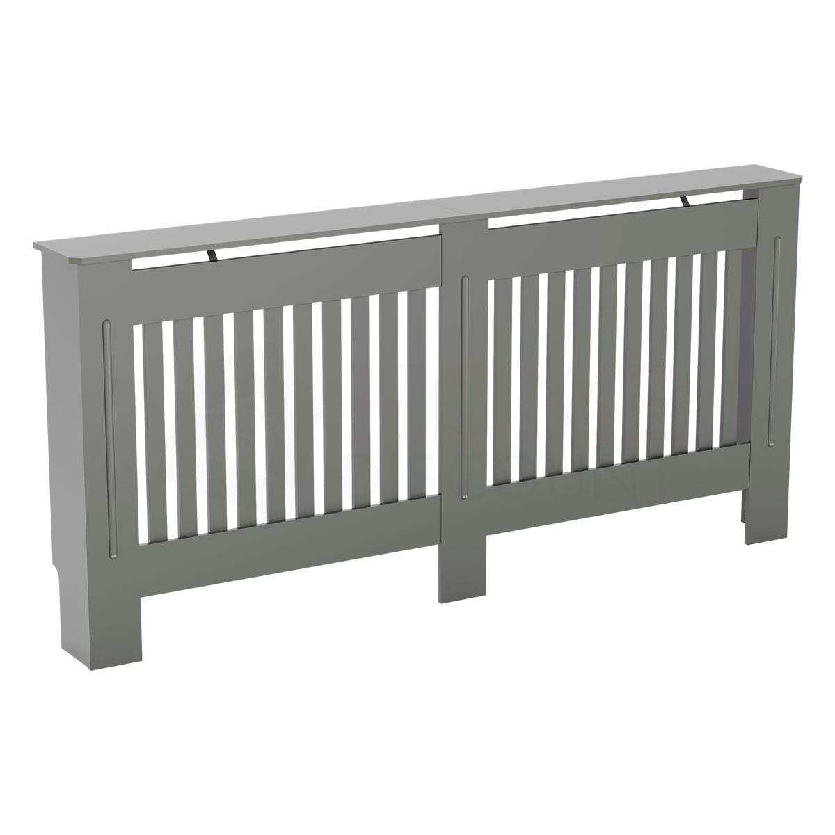 Chelsea Radiator Cover - Olive Grey, Extra Large