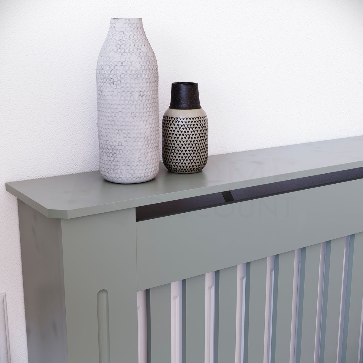 Chelsea Radiator Cover - Olive Grey, Extra Large