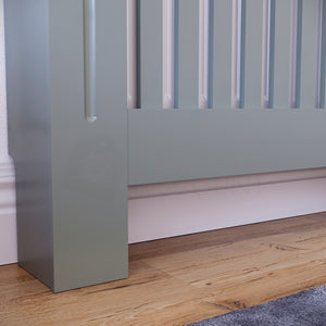 Chelsea Radiator Cover - Olive Grey, Extra Large
