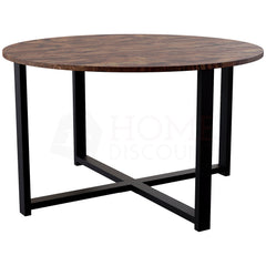 Brooklyn Round Coffee Table - Dark Wood