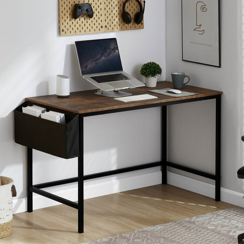 Brooklyn Large Computer Desk - Dark Wood