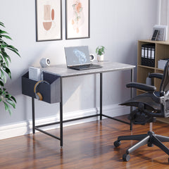 Brooklyn Large Computer Desk, Grey