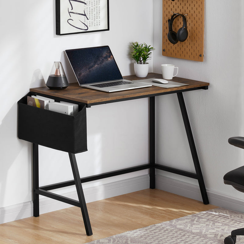 Brooklyn Small Computer Desk - Dark Wood