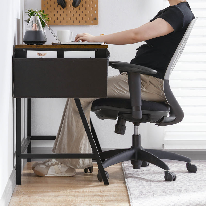 Brooklyn Small Computer Desk - Dark Wood