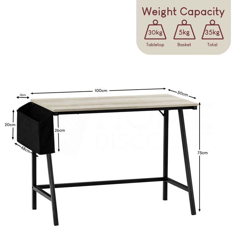 Brooklyn Small Computer Desk - Grey