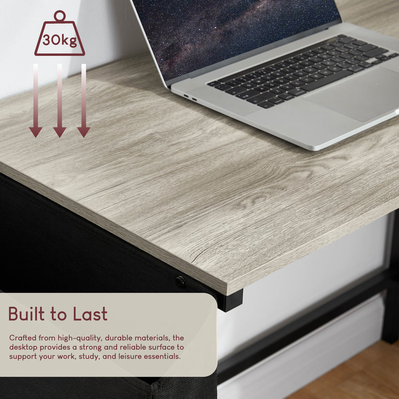 Brooklyn Small Computer Desk - Grey