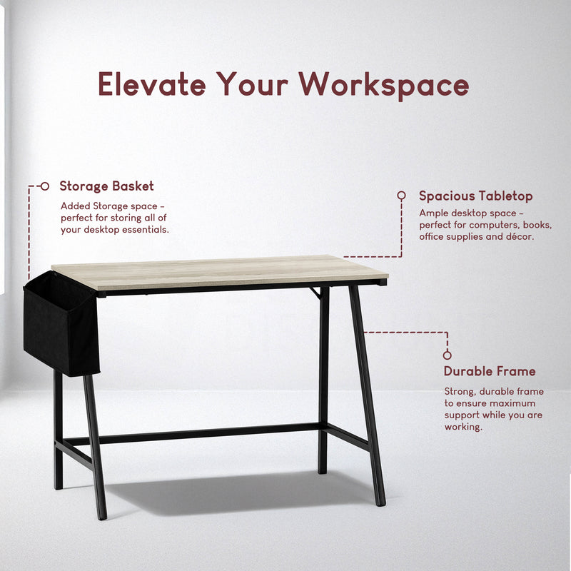 Brooklyn Small Computer Desk - Grey
