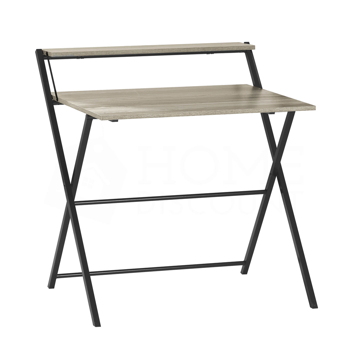 Brooklyn Foldable Computer Desk, Grey