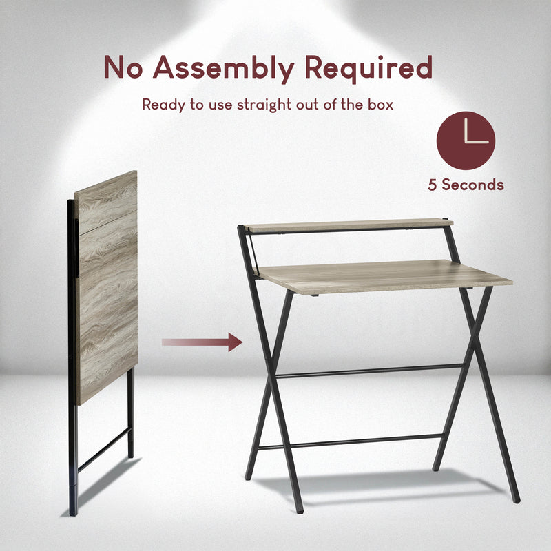 Brooklyn Foldable Computer Desk - Grey