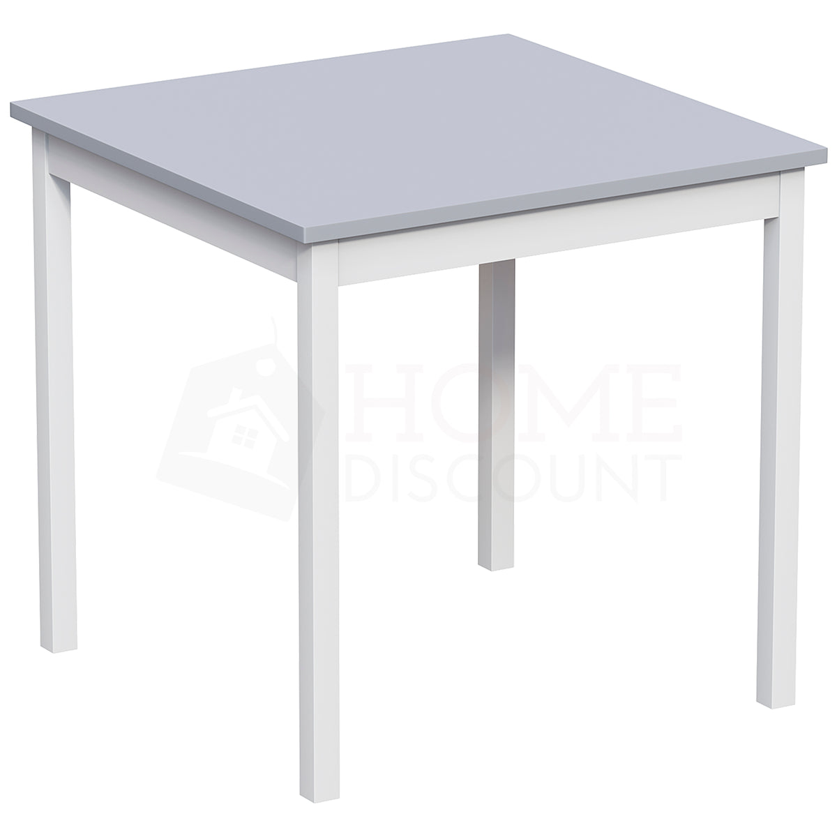 Yorkshire 2-Seater Dining Set - White & Grey