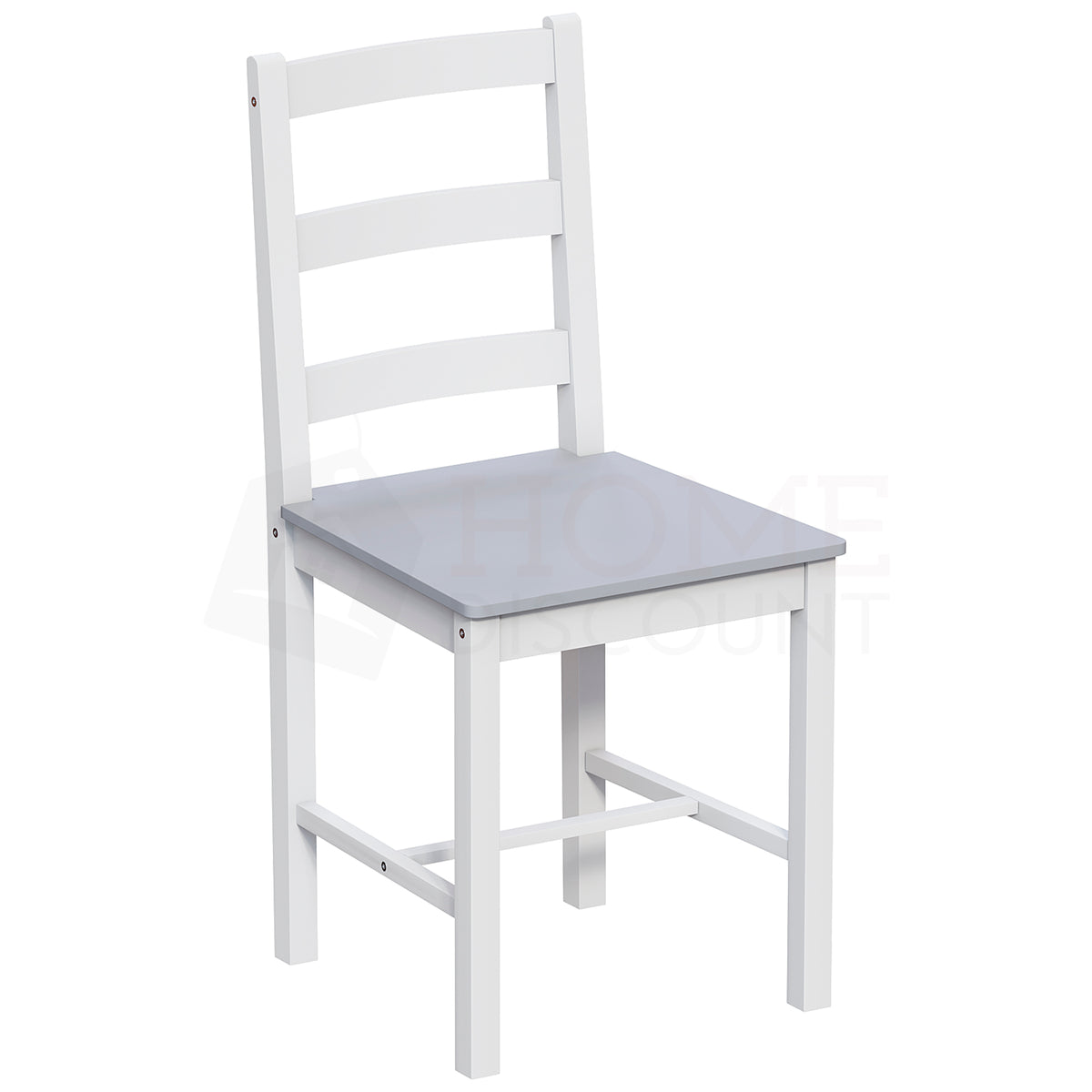 Yorkshire 2-Seater Dining Set - White & Grey