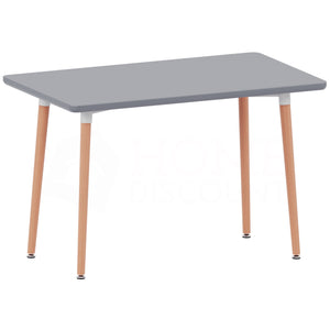 Batley 4-Seater Square Dining Table - Grey