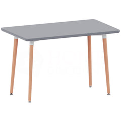 Batley 4-Seater Square Dining Table - Grey