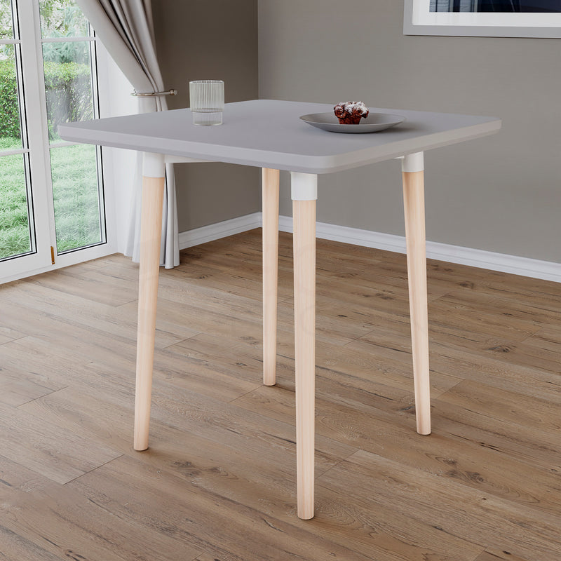 Batley 2 Seater Square Dining Table, Grey