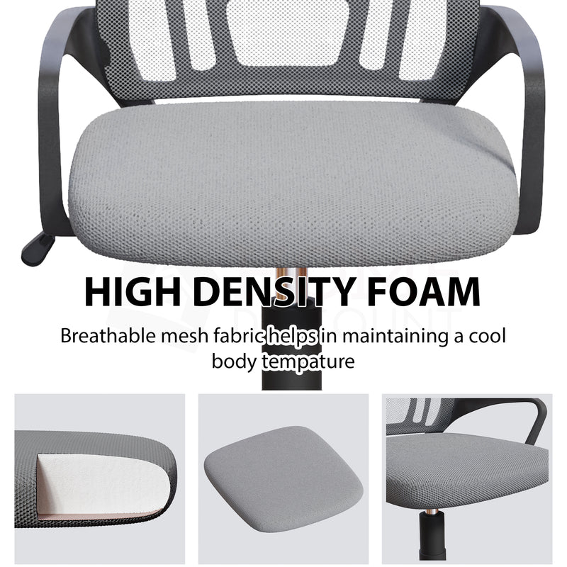 Airsdale Office Mesh Chair, Grey