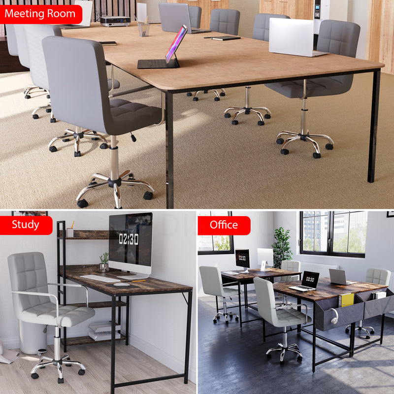 Vida Designs Calbo Office Chair, Grey