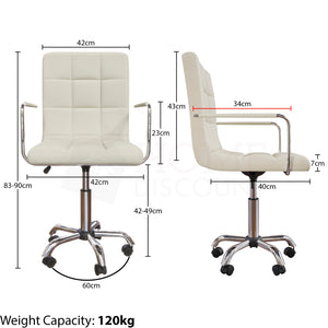 Calbo Office Chair, Beige UKFR