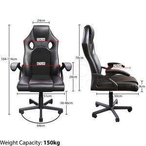 Coma Racing Gaming Chair, Black UKFR
