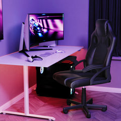 Vida Designs Coma Racing Gaming Chair, Black