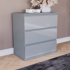 Glinton 3-Drawer Chest - Grey (FSC 100%)