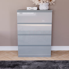 Glinton 4-Drawer Chest - Grey (FSC 100%)