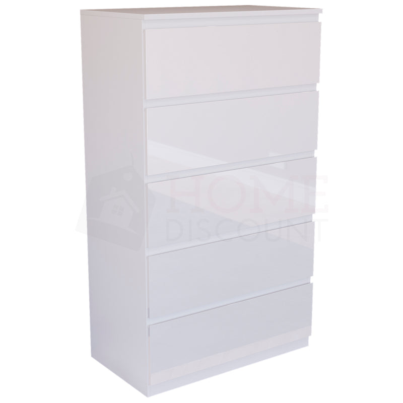 Glinton 5-Drawer Chest - White (FSC 100%)