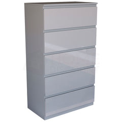 Glinton 5-Drawer Chest - Grey (FSC 100%)