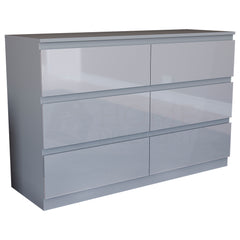 Glinton 6-Drawer Chest - Grey (FSC 100%)