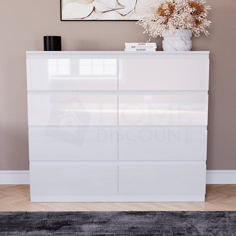 Glinton 8-Drawer Chest - White (FSC 100%)