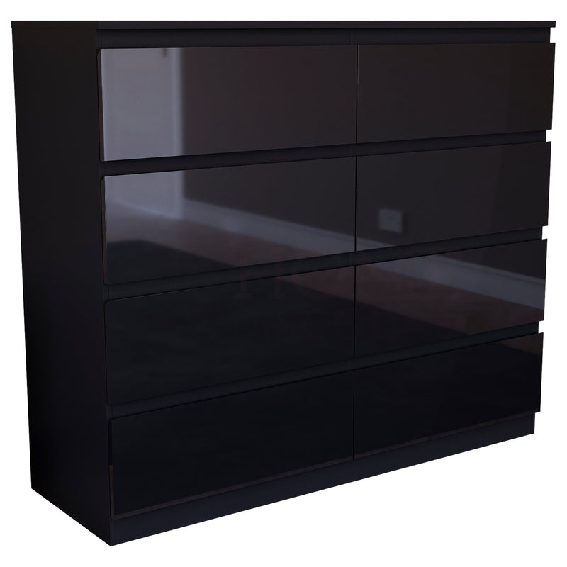 Glinton 8-Drawer Chest - Black (FSC 100%)