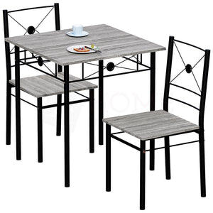 Roslyn 2-Seater Dining Set - Grey