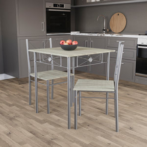 Roslyn 2-Seater Dining Set - Oak