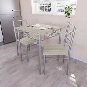 Roslyn 2-Seater Dining Set - Oak