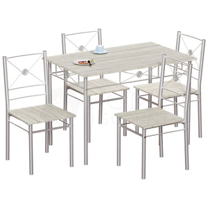 Roslyn 4-Seater Dining Set - Oak