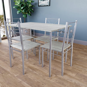 Roslyn 4-Seater Dining Set - Oak
