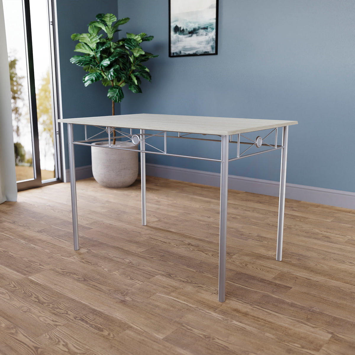 Roslyn 4-Seater Dining Set - Oak