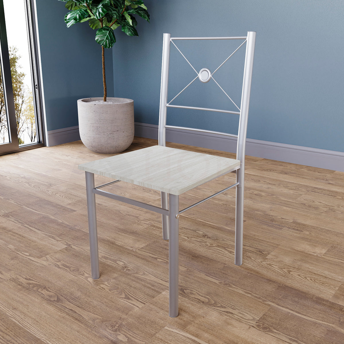 Roslyn 4-Seater Dining Set - Oak