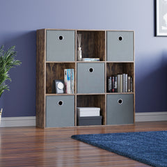 Durham Cube Storage Basket, Grey UKFR - Set of 5