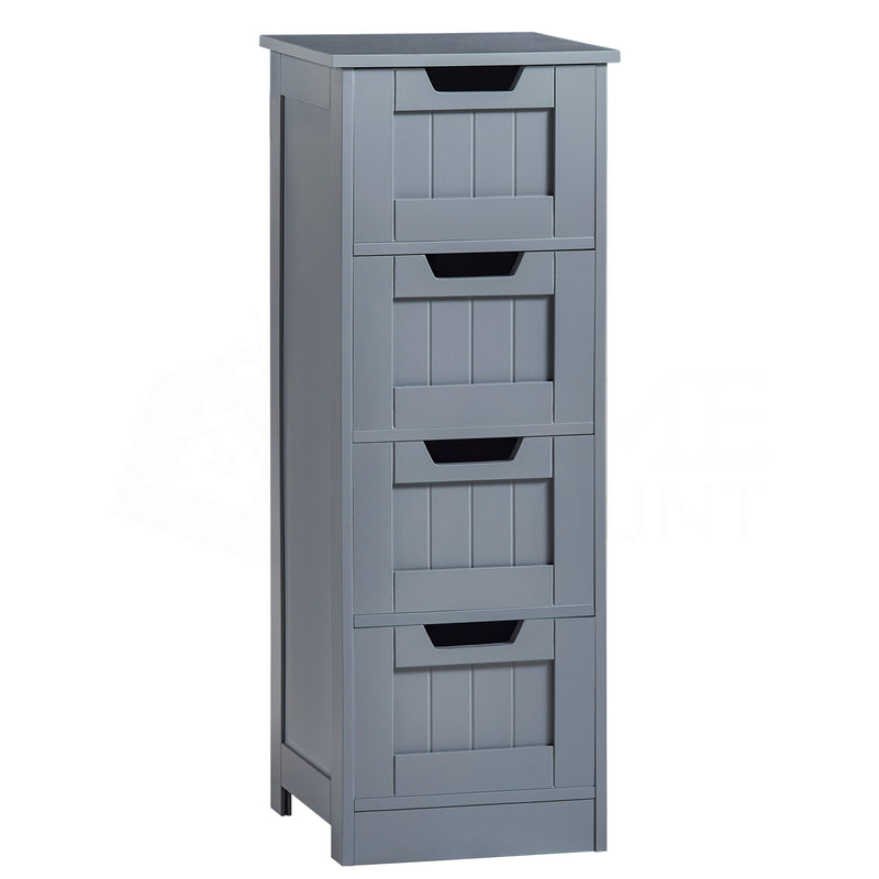 Priano 4 Drawer Freestanding Unit, Grey