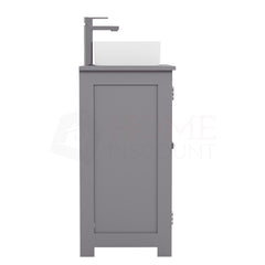 Priano 2-Door Under Sink Cabinet - Grey