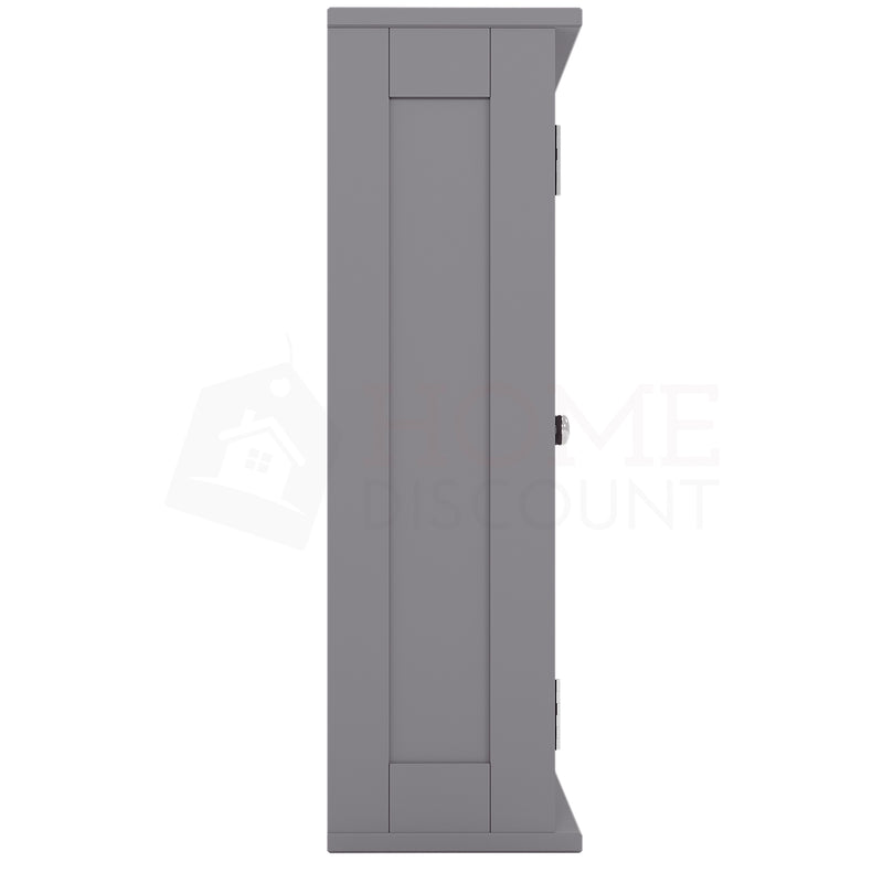 Priano 2 Door Wall Cabinet, Grey