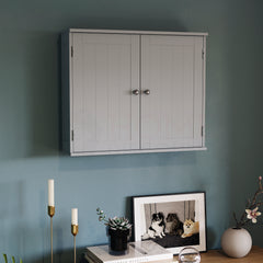 Priano 2-Door Wall Cabinet - Grey