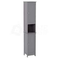 Priano 2-Door Tall Cabinet - Grey