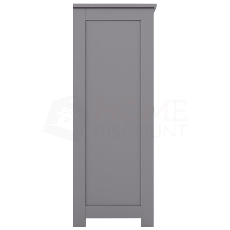 Priano 4-Drawer 1-Door Freestanding Unit - Grey