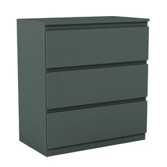 Denver 3 Drawer Chest, Jasper Green