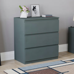 Denver 3 Drawer Chest, Jasper Green
