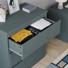 Denver 3 Drawer Chest, Jasper Green